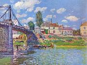 Alfred Sisley Bridge at France oil painting artist